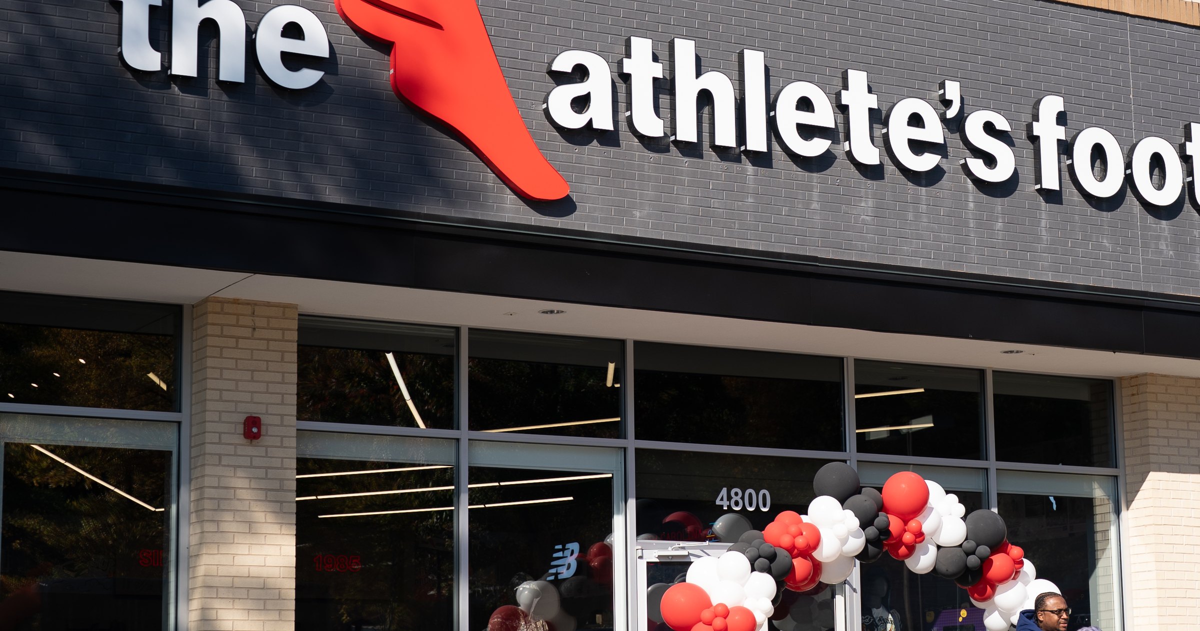 The Athlete's Foot Raleigh storefront on Glenwood Avenue